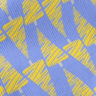 Abstract Yellow Christmas Tree Standard Corduroy