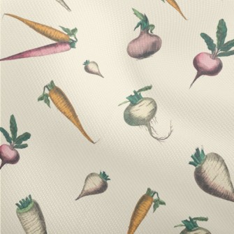 Realistic Hand Drawn Vegetable Dobby