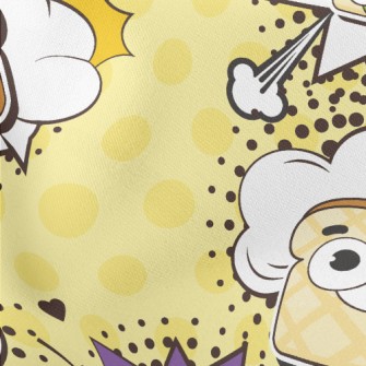 Cartoon Toast Dishes Stretch Ponte