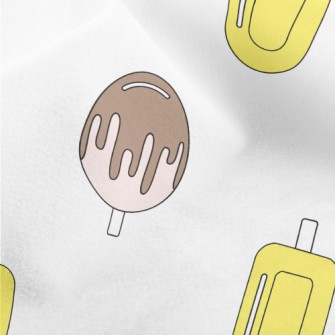 Fruit Cartoon Popsicle Micro Fleece