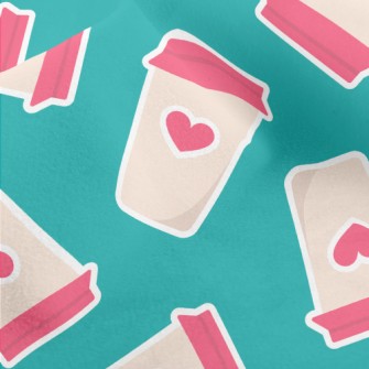 Love Hot Drink Cup Micro Fleece