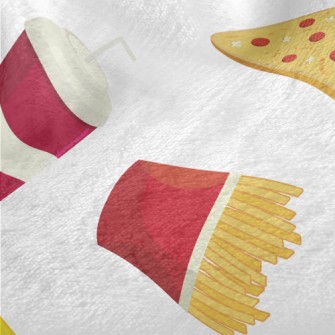 Classic American Fast Food Minky