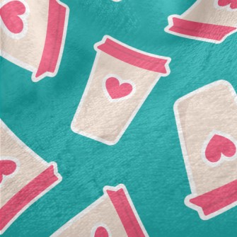 Love Hot Drink Cup Minky