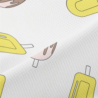 Fruit Cartoon Popsicle Piqué