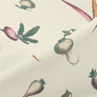 Realistic Hand Drawn Vegetable Piqué