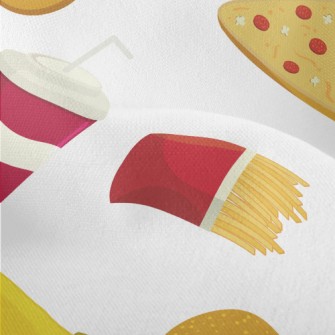 Classic American Fast Food Lightweight Performance Linen