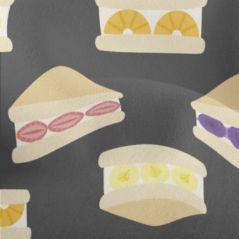 Cute Fruit Sandwich Lightweight Performance Linen