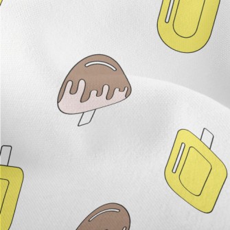 Fruit Cartoon Popsicle Lightweight Performance Linen