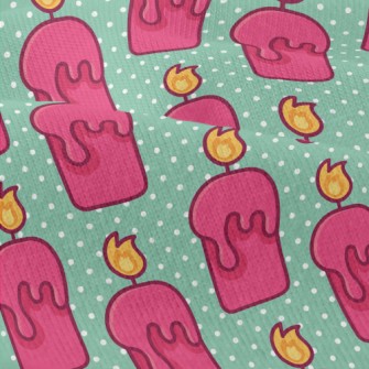 Cartoon Pink Candle Modern Jersey