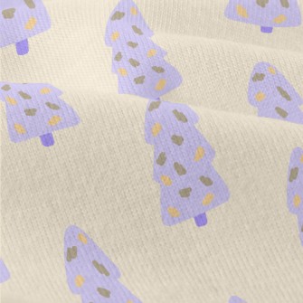 Hand Drawn Purple Christmas Tr Modern Jersey