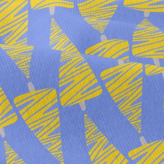 Abstract Yellow Christmas Tree Modern Jersey