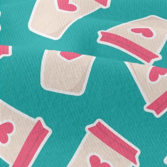 Love Hot Drink Cup Modern Jersey