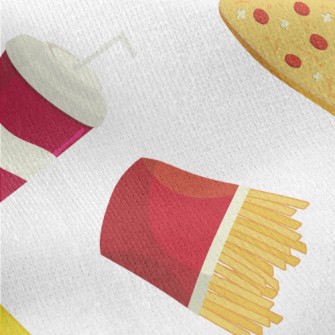 Classic American Fast Food Jersey Backed Fleece