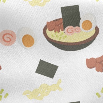 Classic Japanese Ramen Jersey Backed Fleece