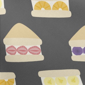 Cute Fruit Sandwich Pongee