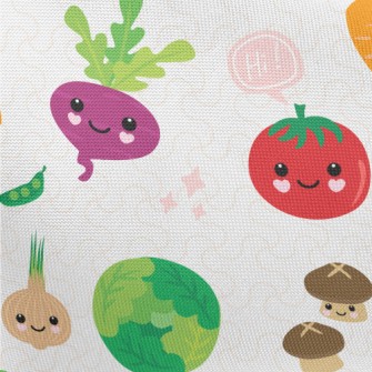 Smiling Healthy Vegetables Pongee