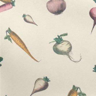 Realistic Hand Drawn Vegetable Pongee