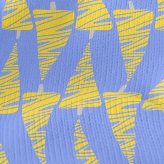 Abstract Yellow Christmas Tree Stretch Jersey