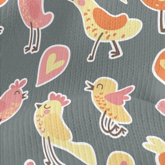 Cute Confession Bird Stretch Jersey