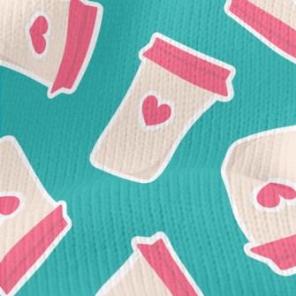 Love Hot Drink Cup Stretch Jersey