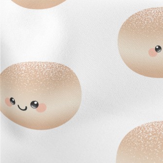 Cute Jam Donut Lightweight Cotton Poplin