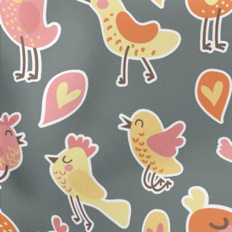 Cute Confession Bird Lightweight Cotton Poplin