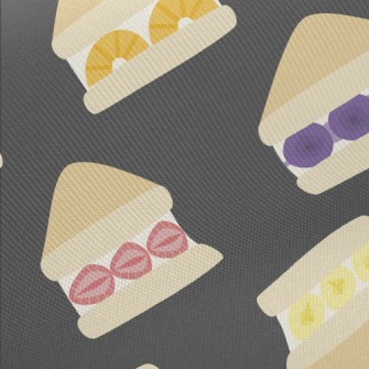 Cute Fruit Sandwich Midweight Cotton Poplin