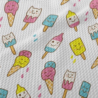 Naughty Summer Ice Cream Birdseye Piqué