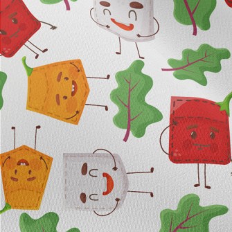 Vegetable Theme Patch Chiffon