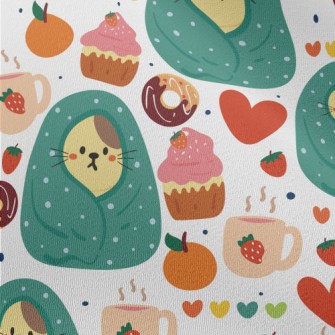 Cold-fearing Cats And Desserts Chiffon