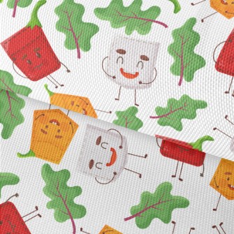 Vegetable Theme Patch Waterproof Oxford