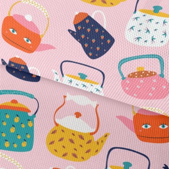 Cute Pattern Teapot Waterproof Oxford