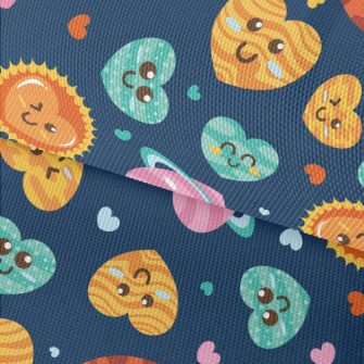 Cartoon Love Universe Waterproof Oxford