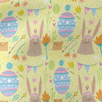 Playful Hand Drawn Easter Waterproof Canvas