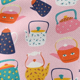 Cute Pattern Teapot Waterproof Canvas