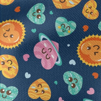 Cartoon Love Universe Waterproof Canvas