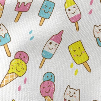 Naughty Summer Ice Cream Waterproof Canvas