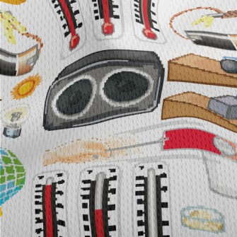 Classroom Science Experiments Athletic Mesh Flat Back