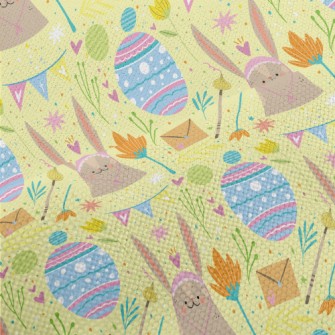 Playful Hand Drawn Easter Performance Linen