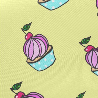 Cherry Cream Cup Cake Twill