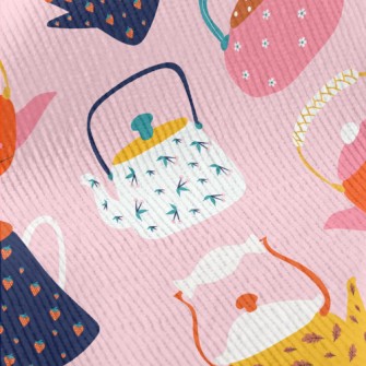 Cute Pattern Teapot Standard Corduroy