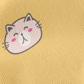 Cute Smiling Cat Standard Corduroy