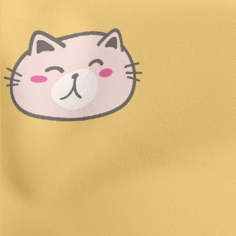 Cute Smiling Cat Stretch Ponte