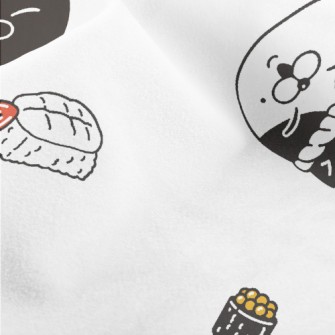 Cat Sushi Chef Micro Fleece