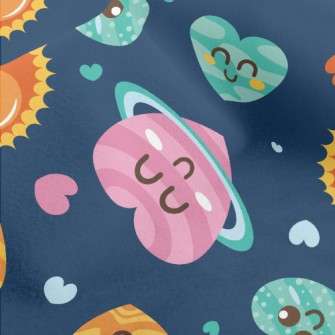 Cartoon Love Universe Micro Fleece