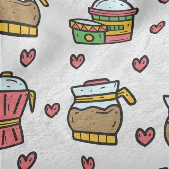 Cartoon Coffee Set Minky