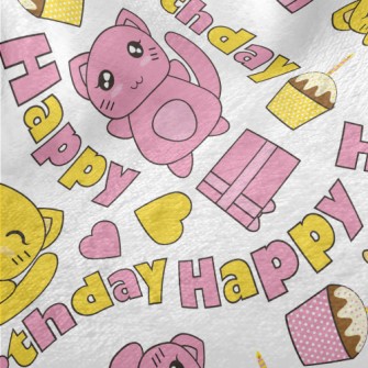 Happy Birthday Kitten Minky