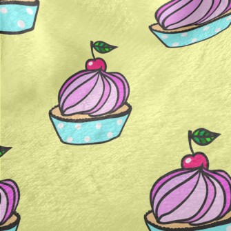 Cherry Cream Cup Cake Minky
