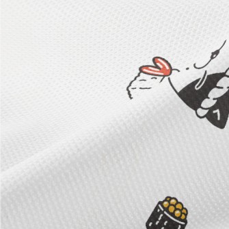 Cat Sushi Chef Piqué