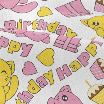 Happy Birthday Kitten Modern Jersey